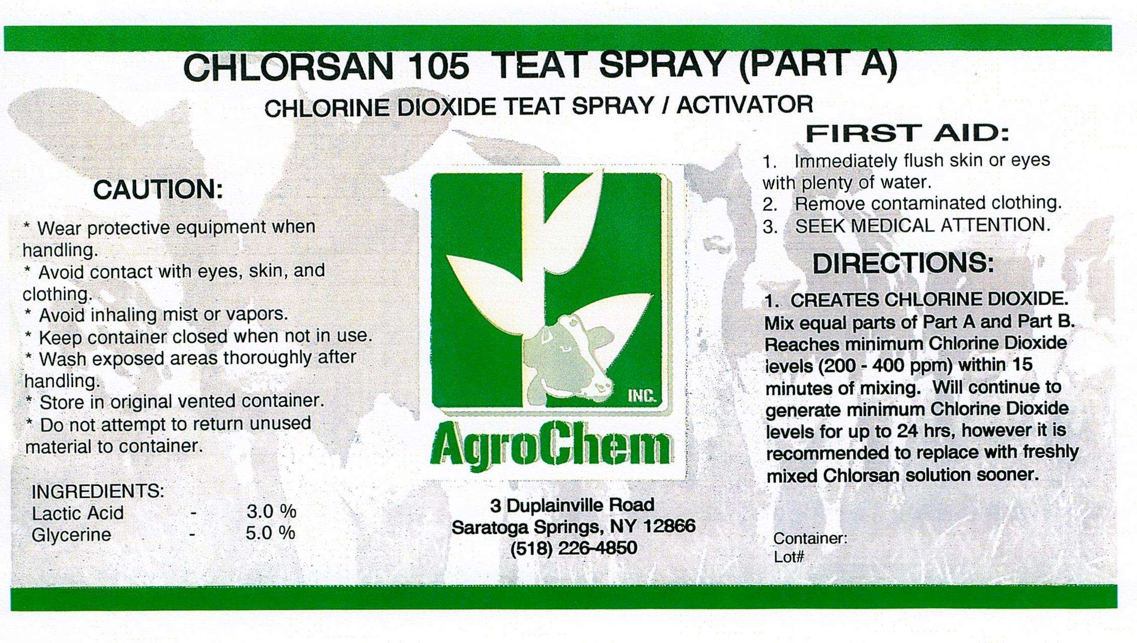 Chlorsan 105 Part A